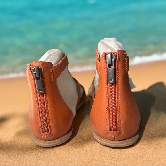 NEW MSRP $89 Lucky Brand Nayda Caged Sandals Women's in Cognac -  Size 11 - Picture 8 of 10